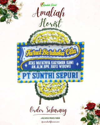 Papan Bunga Duka di Tambakrejo