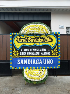 Papan Bunga Duka di Tambakrejo